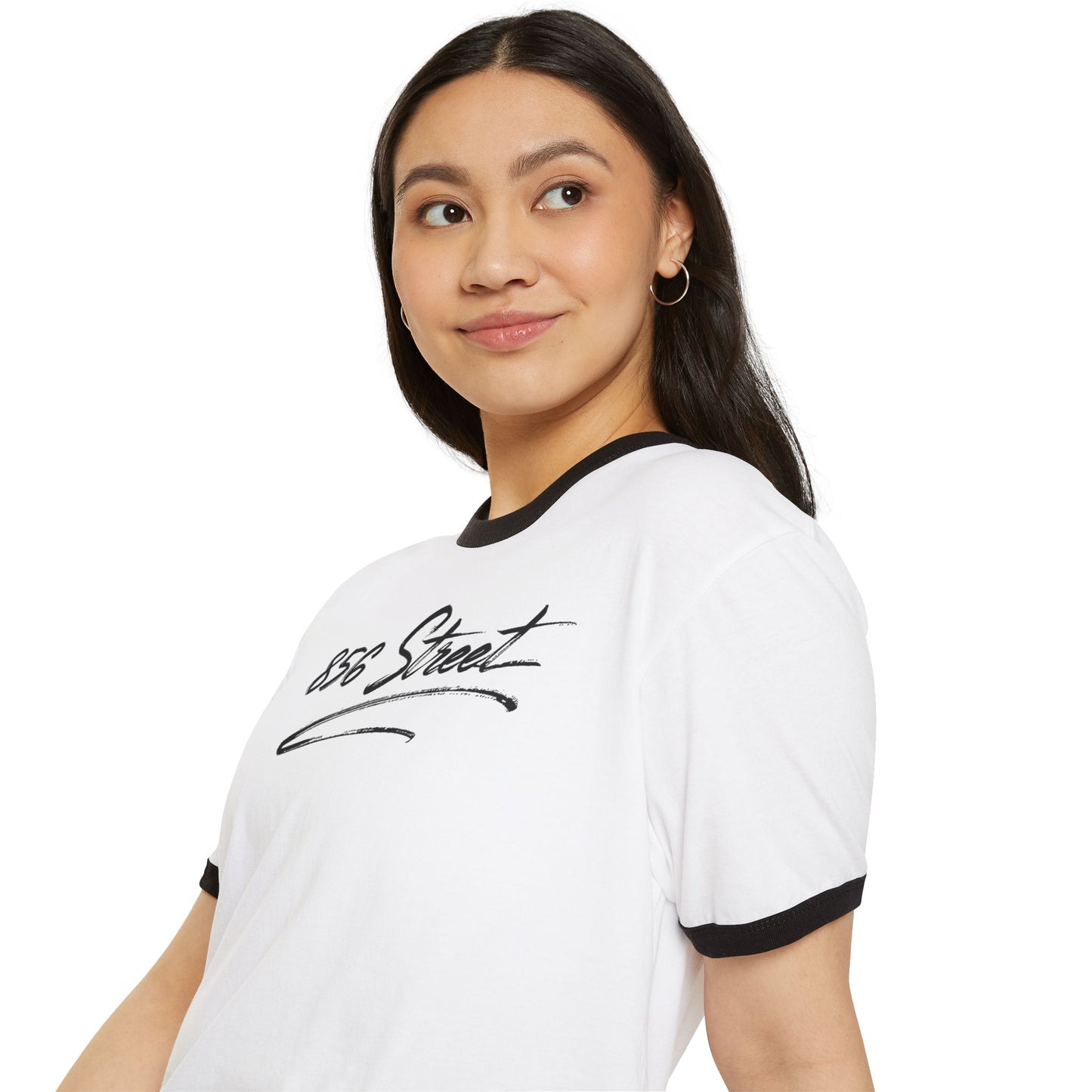 856 STREET SCRIPT RINGER T-SHIRT