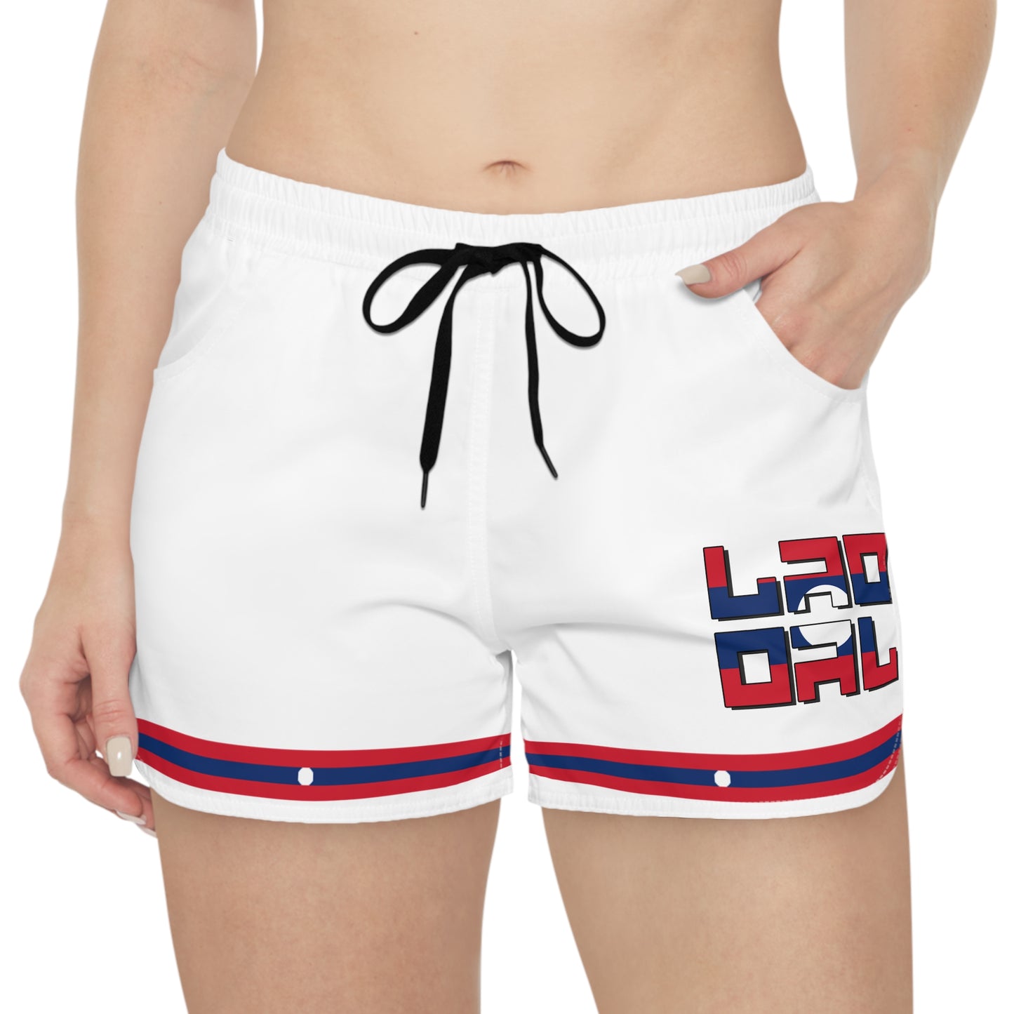 WHITE LAO RETRO WOMEN'S SHORTS