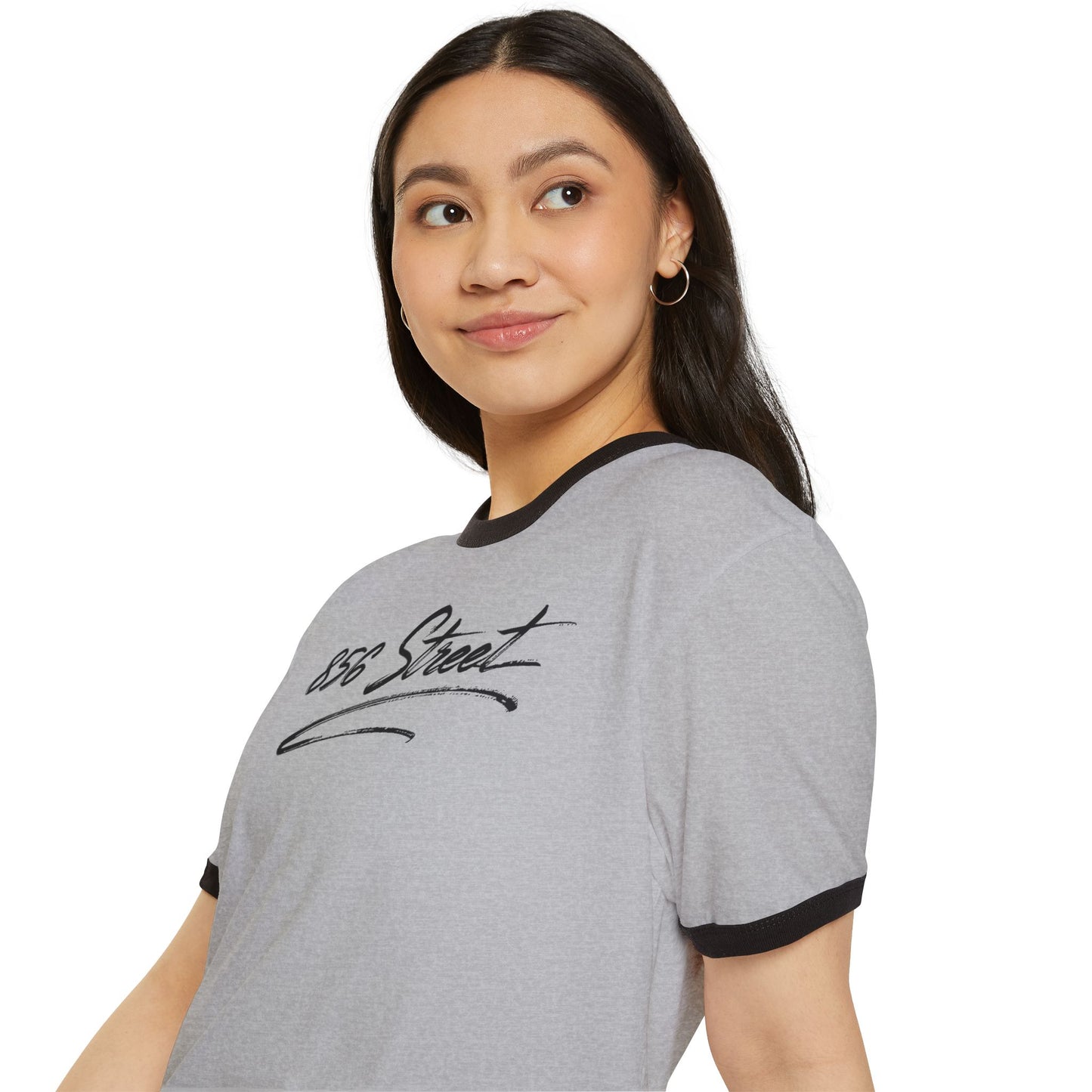 856 STREET SCRIPT RINGER T-SHIRT