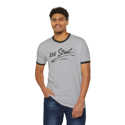 856 STREET SCRIPT RINGER T-SHIRT