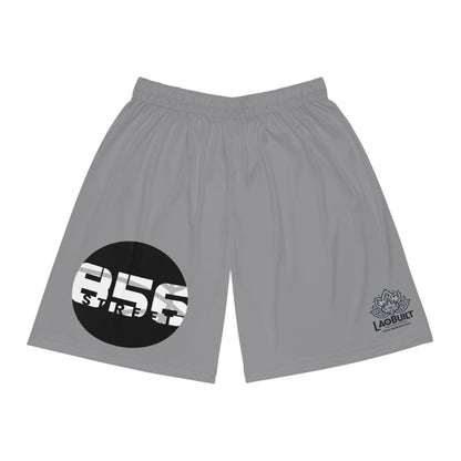 856 STREET BASKETBALL SHORTS (GRAY)