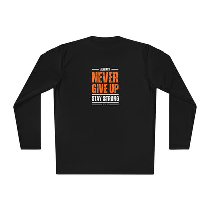 856 STREET + NEVER GIVE UP LONG SLEEVE T-SHIRT