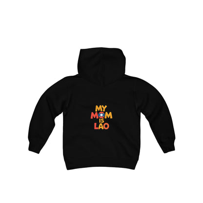 KID'S MY MOM IS LAO HOODED SWEATSHIRT