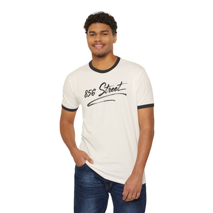 856 STREET SCRIPT RINGER T-SHIRT