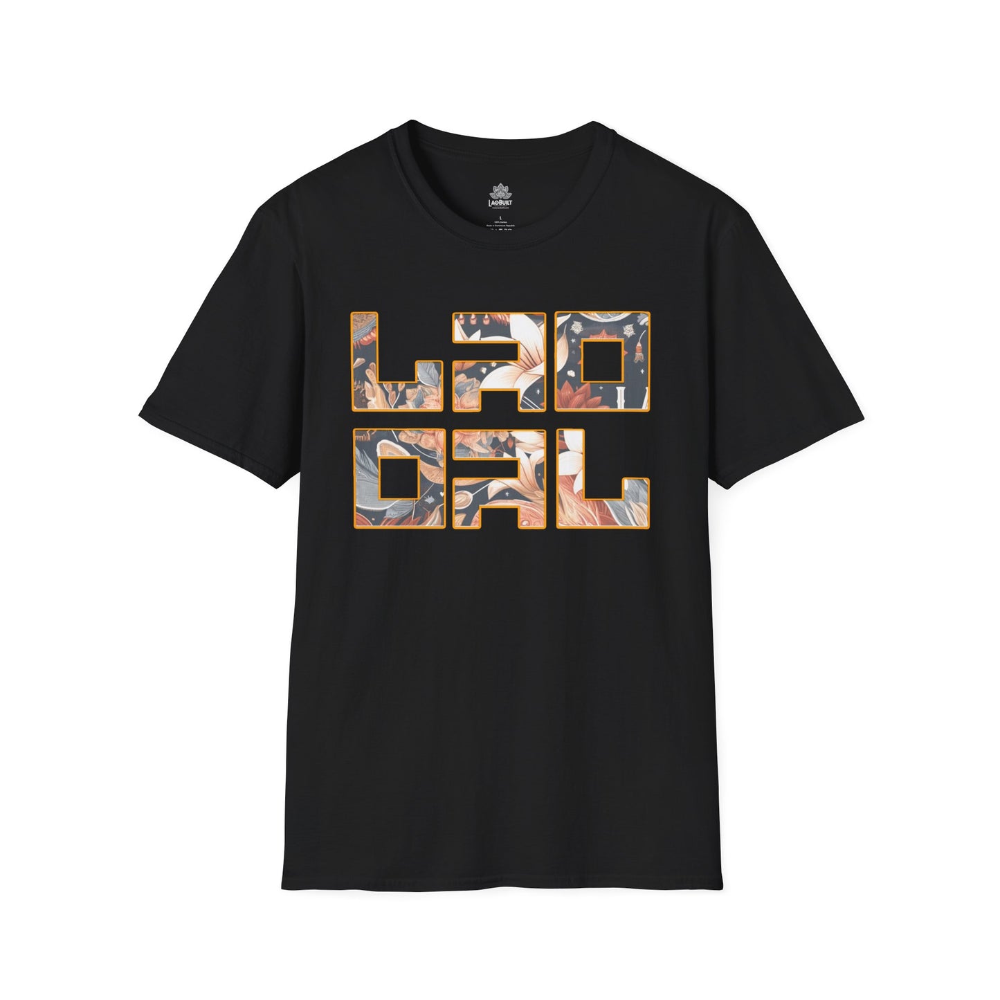 LAO RETRO BANNER COLLAGE T-SHIRT