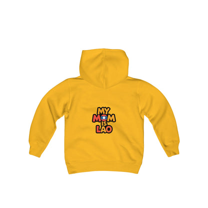 KID'S MY MOM IS LAO HOODED SWEATSHIRT