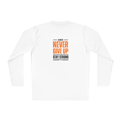 856 STREET + NEVER GIVE UP LONG SLEEVE T-SHIRT