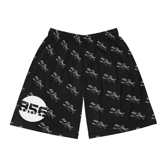 856 STREET SCRIPT BASKETBALL SHORTS (AOP)